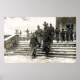 Befaller den tyska kicken för WWI Poster