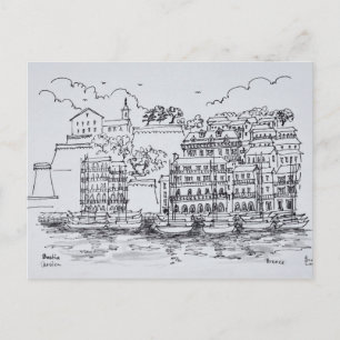 Befäst hamn i Bastia, Korsika, Frankrike Vykort