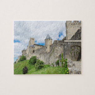 Befäst staden Carcassonne Pussel
