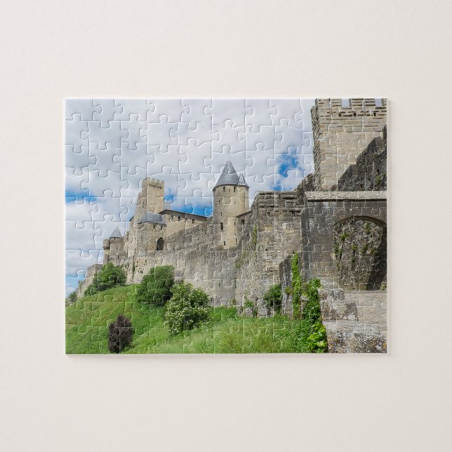 Befäst staden Carcassonne Pussel (Horisontell)