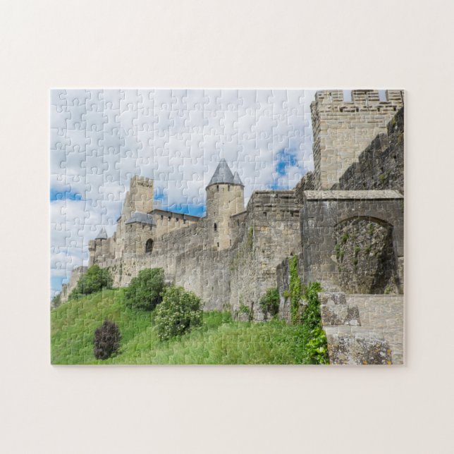 Befäst staden Carcassonne Pussel (Horisontell)