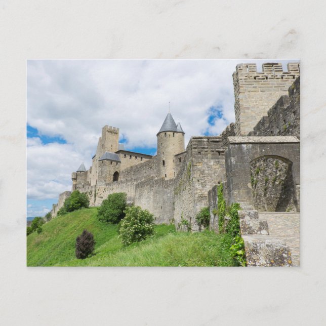 Befäst Staden Carcassonne Vykort (Framsida)