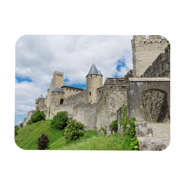 Befästningsstaden Carcassonne Magnet (Horisontell)