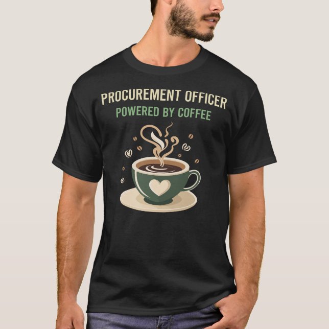 Befattad av kaffeupphandlingsombudet t shirt (Framsida)