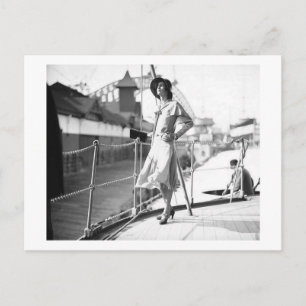 Befattning 1930 Mode Vintage Vykort