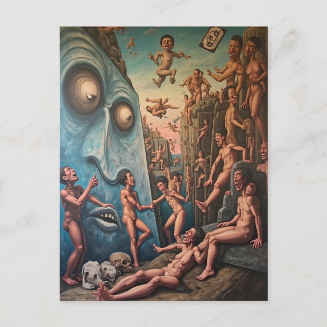 Befintlig nedgång vykort (Framsida)