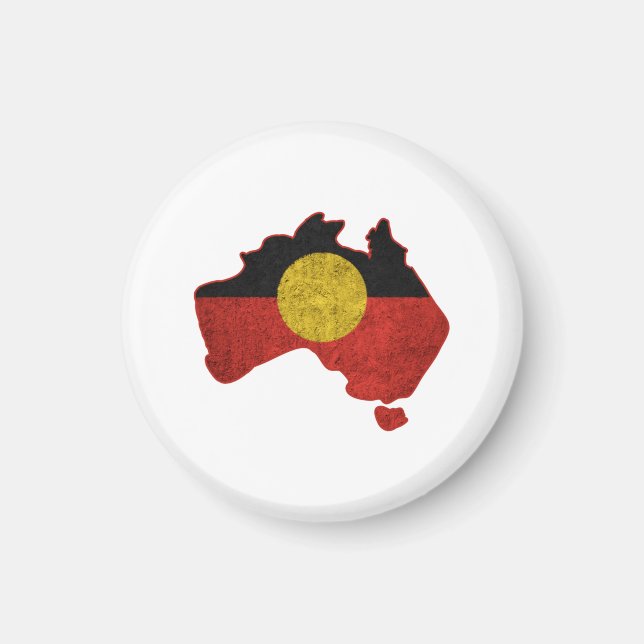 Befintlig ursprungsbefolkningsflagga  magnet (Framsidan)