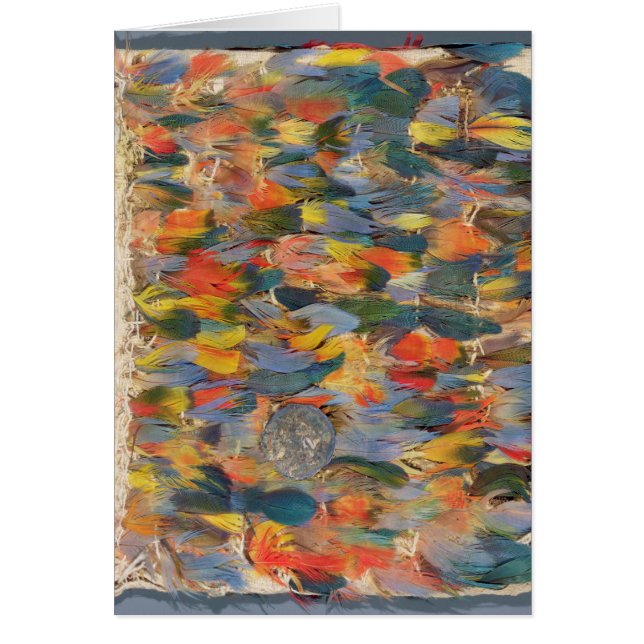 Befjädrad udd hälsningskort (Framsidan)