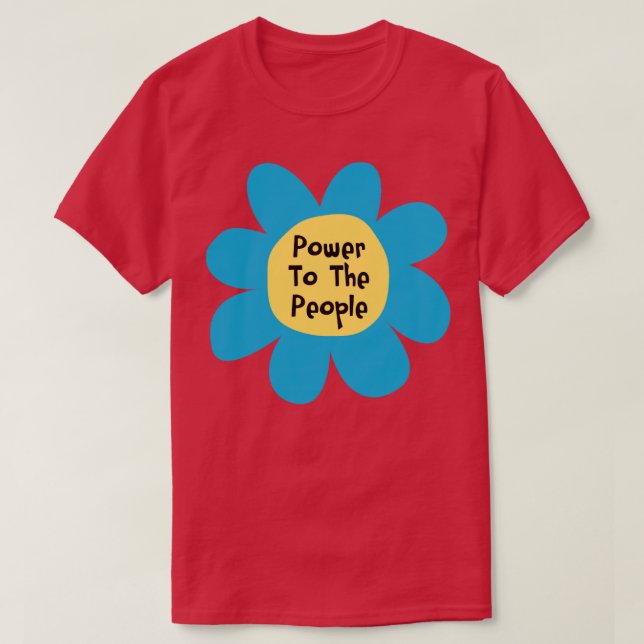 Befogenhet att protestera mot People Activist T Shirt (Design framsida)