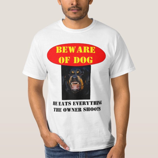 BEFOGENHET FÖR HUND T SHIRT (Framsida)