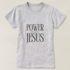 Befogenhet för Namn i Jesus (grått) T Shirt