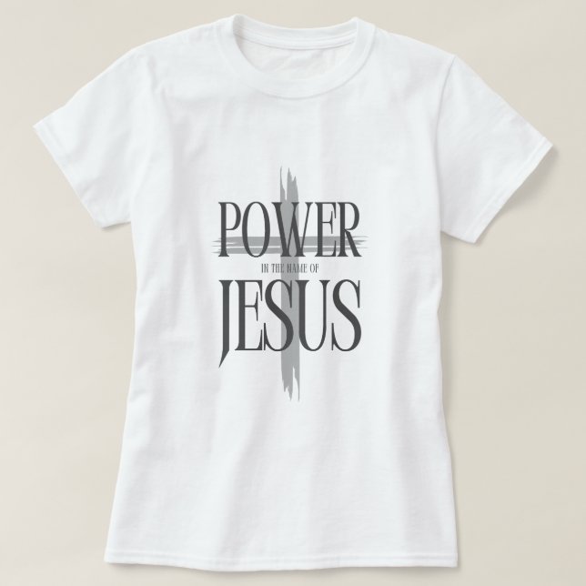 Befogenhet för Namn vid Jesus T Shirt (Design framsida)