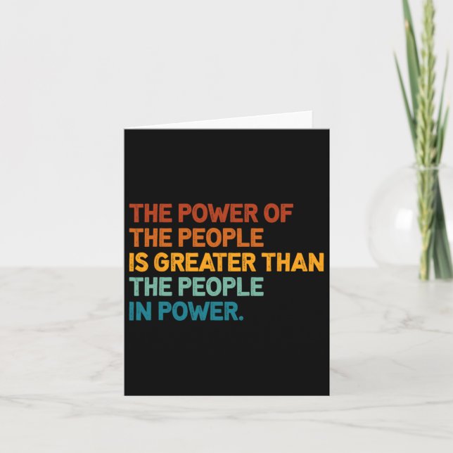 Befolkningen är Underbarare än människorna i Kort (Framsida)