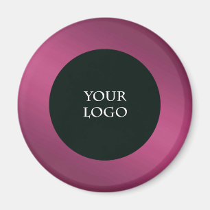Befordra din egen Logotyp, Burgundy Metallic Magnet