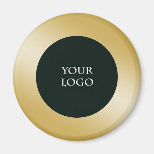 Befordra din egen Logotyp för företag, Guld Magnet