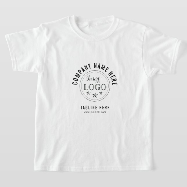 Befordra ditt varumärke med Anpassningsbar Boys Ba T Shirt (Laydown)