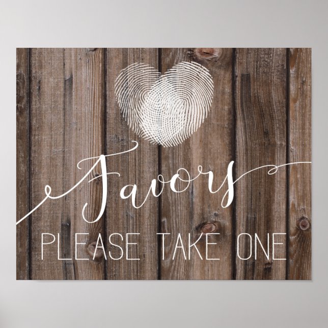 befordra Guestbook-utskrift av Bröllop av rustik Poster (Framsidan)