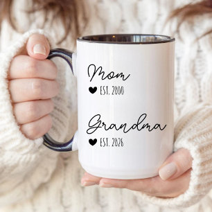 Befordrad från Föräldrar till morföräldrar-Gravid Mugg