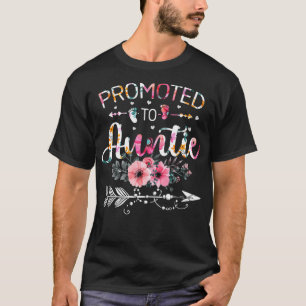 Befordrad till Auntie 2022 Funny Grandma Mammor T Shirt