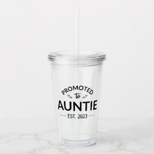 Befordrad till Auntie Est. 2023 II Take Away Mugg