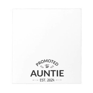 Befordrad till Auntie Est. 2024 II Anteckningsblock