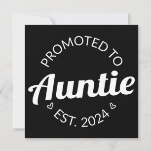 Befordrad till Auntie Est. 2024 Meddelande