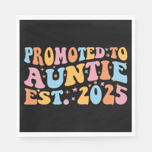 Befordrad till Auntie Est. 2025 III Pappersservett