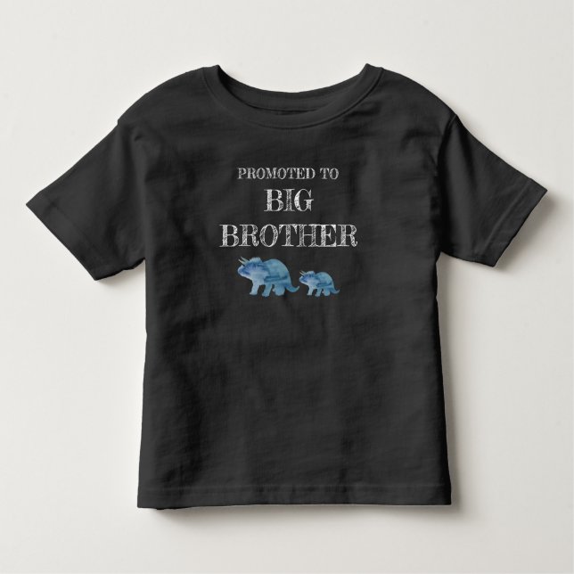 Befordrad till Big Brother Dinosaur T-shirt (Framsida)