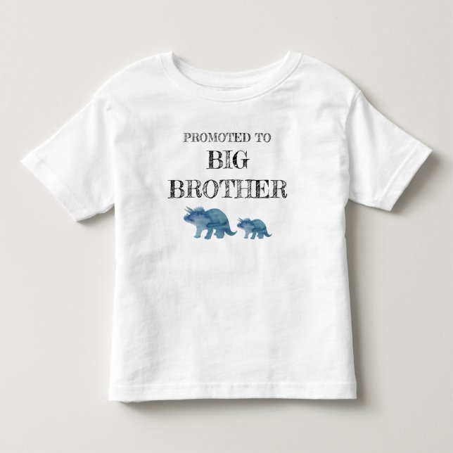 Befordrad till Big Brother Dinosaur T-shirt (Framsida)