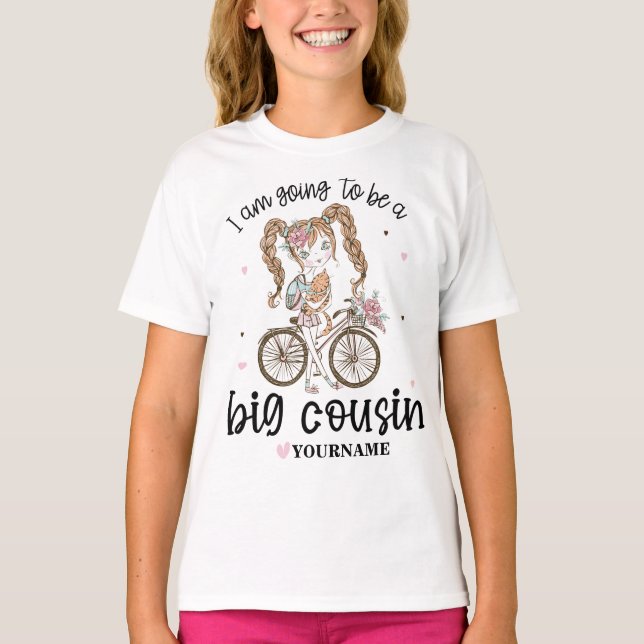 Befordrad till Big Cousin Matching Family T Shirt (Framsida)