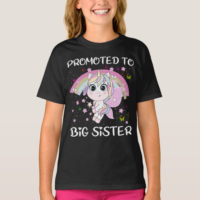 Befordrad till Big Sister T Shirt (Framsida)