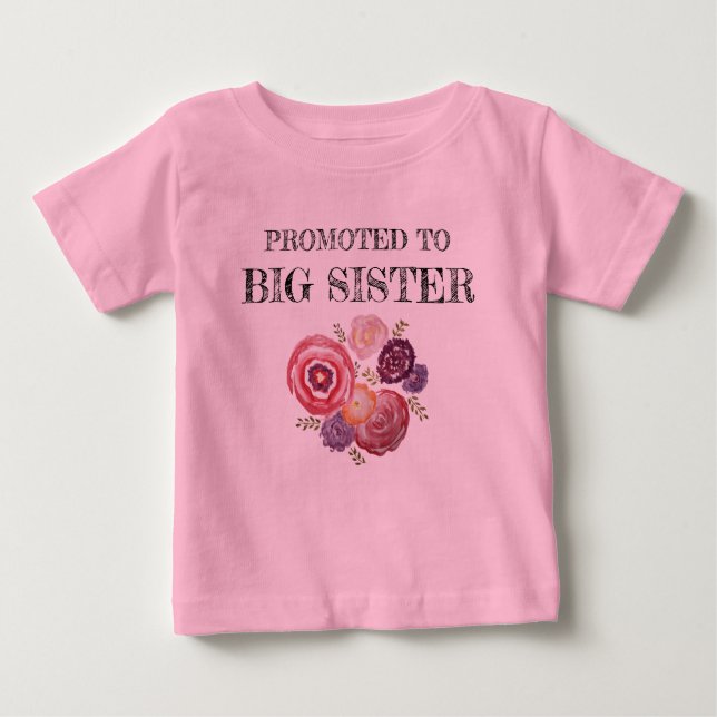 Befordrad till Big Sister T-shirt (Framsida)