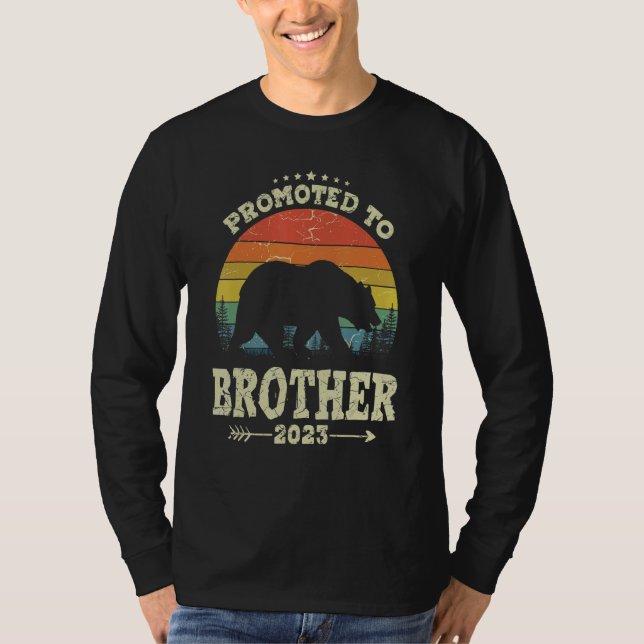 Befordrad till bror Bear nya pappa 2023 Manar T Shirt (Framsida)