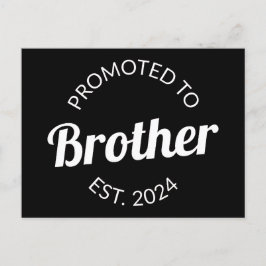 Befordrad till Brother Est. 2024 Vykort