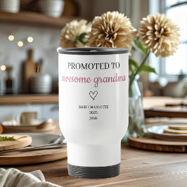 Befordrad till Fantastisk Grandma Personlig Resemugg