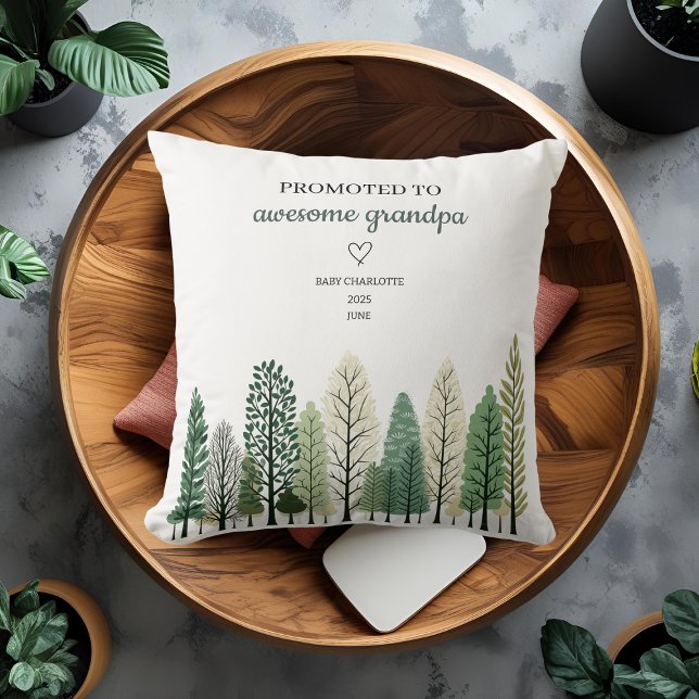 Befordrad till Fantastisk Grandpa Personlig Kudde (Skapare uppladdad)