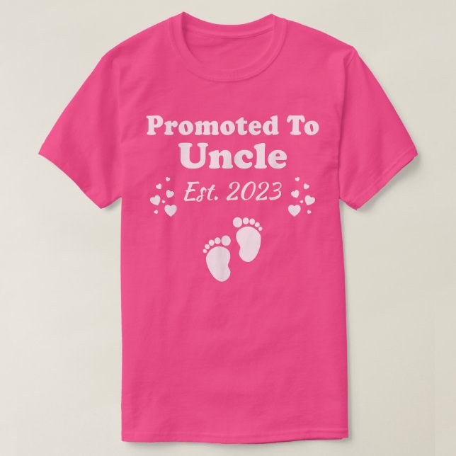Befordrad till farbror Est T Shirt (Design framsida)