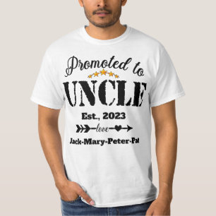 Befordrad till Farbror, upp till Coola Guncle T Shirt