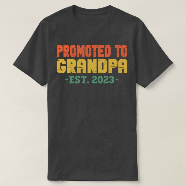 Befordrad till farfar 1 t shirt (Design framsida)