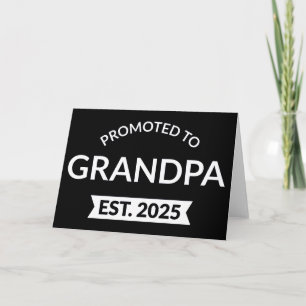 Befordrad till farfar Est. 2025 II Kort