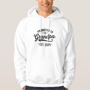 Befordrad till farfar - Gravid annonsgåva Hoodie