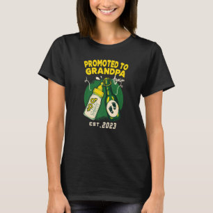 Befordrad till farfar igen Est 2023 Beer Mjölk Bab T Shirt