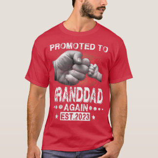 Befordrad till farfar igen Est 2023 Gravid Anno T Shirt