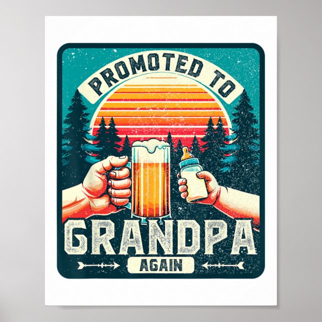 Befordrad till farfar igen poster (Framsidan)