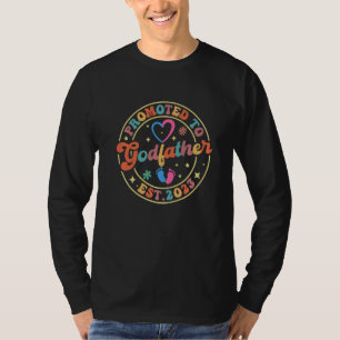 Befordrad till Godfather 2023 Cute Gravid Announce T Shirt
