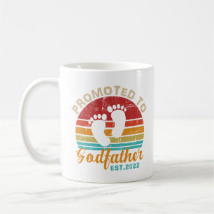 Befordrad till Godfather Est. 2022 Kaffemugg