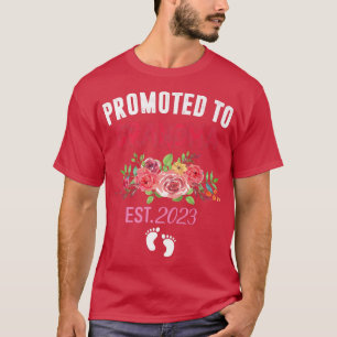Befordrad till Grandma 2023 First Time New Grandma T Shirt