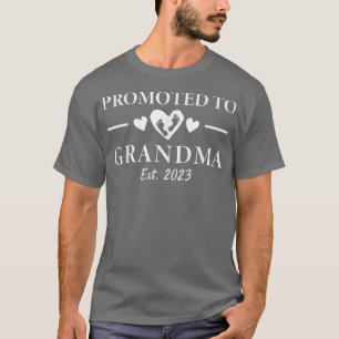 Befordrad till Grandma 2023 Grandma Gravid Announc T Shirt
