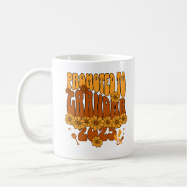 Befordrad till Grandma 2025 Proud New Grandmor Kaffemugg