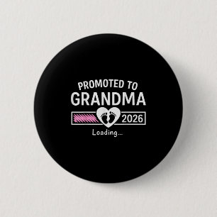 Befordrad till Grandma 2026 Grandma Est 2026 Soon Knapp